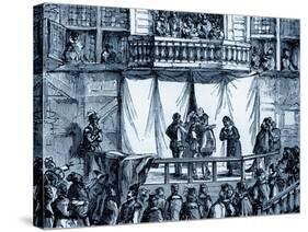 History of British theatre: early playhouse-William Hogarth-Stretched Canvas