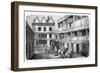 History of British theatre: inn yard as playhouse-William Hogarth-Framed Giclee Print