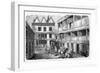 History of British theatre: inn yard as playhouse-William Hogarth-Framed Giclee Print