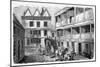 History of British theatre: inn yard as playhouse-William Hogarth-Mounted Giclee Print