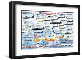 History of Canadian Aviation-null-Framed Art Print