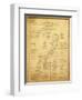 History of Exploration of the Grand Canyon - Panoramic Map-Lantern Press-Framed Art Print