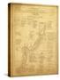 History of Exploration of the Grand Canyon - Panoramic Map-Lantern Press-Stretched Canvas