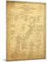 History of Exploration of the Grand Canyon - Panoramic Map-Lantern Press-Mounted Art Print