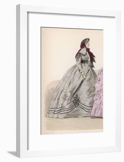 History of Fashion 1865-null-Framed Art Print