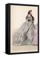 History of Fashion 1865-null-Framed Stretched Canvas