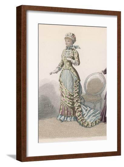History of Fashion 1880--Framed Art Print