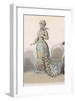 History of Fashion 1880-null-Framed Art Print