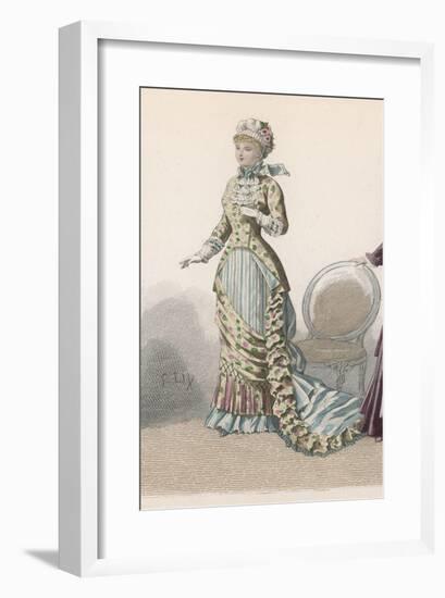 History of Fashion 1880-null-Framed Art Print