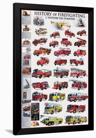 History of Firefighting-null-Framed Poster