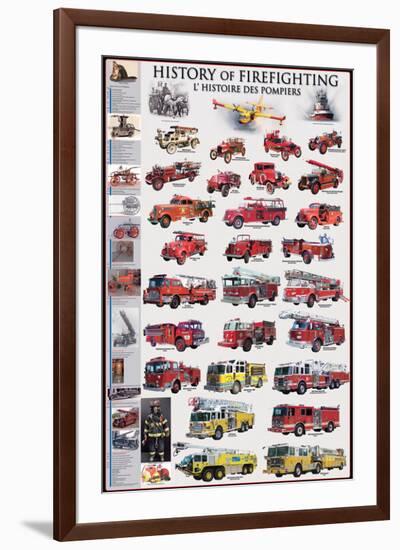 History of Firefighting-null-Framed Art Print