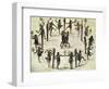 History of Indigenous Peoples: Ceremonial Dance of the Carolina Indians, 16Th Century. Reproduction-null-Framed Giclee Print