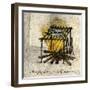 History of Indigenous Peoples: Fish Grate, Dish of the Indians of America, Colony of Virginia, 1585-null-Framed Giclee Print