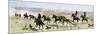 History of Indigenous Peoples: Indians of the Western Plains Using a Travois (Sort of Sleigh Reache-null-Mounted Giclee Print