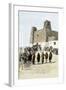 History of Indigenous Peoples: Procession of Holy Days in an Indian Village Pueblo, New Mexico, 19T-null-Framed Giclee Print