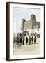 History of Indigenous Peoples: Procession of Holy Days in an Indian Village Pueblo, New Mexico, 19T-null-Framed Giclee Print