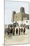 History of Indigenous Peoples: Procession of Holy Days in an Indian Village Pueblo, New Mexico, 19T-null-Mounted Giclee Print