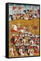 History of Muhammad and the First Four "Rightly Guided" Caliphs: Muhammad and His Calvarymen-null-Framed Stretched Canvas