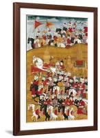 History of Muhammad and the First Four "Rightly Guided" Caliphs: Muhammad and His Calvarymen-null-Framed Premium Giclee Print