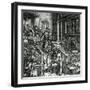 History of Music, from the Novel 'Der Weisskunig' in Praise of His Emperor Maximilian I-Hans Burgkmair-Framed Giclee Print