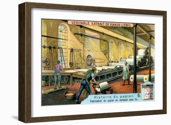 History of Paper: 6, C1900-null-Framed Giclee Print