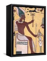 History with Painting Artwork in Luxor, Egypt-Bill Bachmann-Framed Stretched Canvas