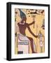 History with Painting Artwork in Luxor, Egypt-Bill Bachmann-Framed Photographic Print