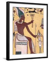 History with Painting Artwork in Luxor, Egypt-Bill Bachmann-Framed Photographic Print