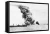 Hit on Naval Convoy, 1943-null-Framed Stretched Canvas