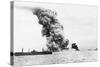 Hit on Naval Convoy, 1943-null-Stretched Canvas