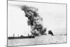 Hit on Naval Convoy, 1943-null-Mounted Photographic Print