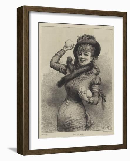 Hit or Miss?-null-Framed Giclee Print