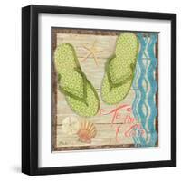 Hit the Beach IV-Paul Brent-Framed Art Print