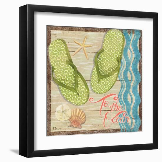 Hit the Beach IV-Paul Brent-Framed Art Print