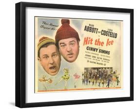 Hit the Ice, 1943-null-Framed Art Print