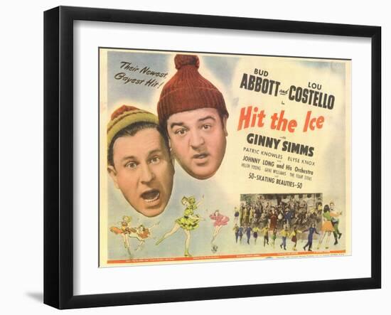 Hit the Ice, 1943-null-Framed Art Print