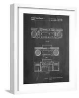 Hitachi Boom Box Patent-Cole Borders-Framed Art Print