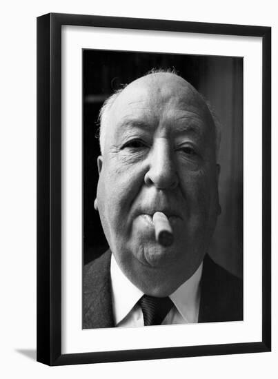 Hitchcock and His Cigar, Helsinki 1968-Mario de Biasi-Framed Giclee Print