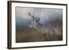 HitchHiker in the Snow Storm-Jai Johnson-Framed Giclee Print