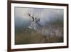 HitchHiker in the Snow Storm-Jai Johnson-Framed Giclee Print