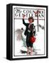 "Hitchhiking Boy," Country Gentleman Cover, May 23, 1925-Angus MacDonall-Framed Stretched Canvas