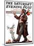 "Hitchhiking to Florida," Saturday Evening Post Cover, October 24, 1925-Edgar Franklin Wittmack-Mounted Giclee Print