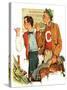 "Hitchhiking to State U.,"September 23, 1939-null-Stretched Canvas