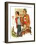 "Hitchhiking to State U.,"September 23, 1939-null-Framed Giclee Print