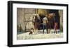 Hitching Up-Jim Daly-Framed Art Print