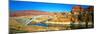 Hite Overlook and Cataract Canyon Bridge over Colorado River-null-Mounted Photographic Print