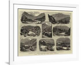 Hites Cove Mine, the Sierra Nevada, California-null-Framed Giclee Print