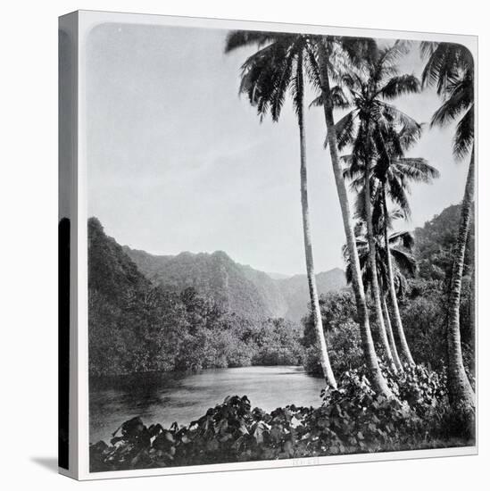 Hitiaa Lake, from "Tahiti," Published in London, 1882-Colonel Stuart-wortley-Stretched Canvas