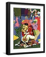 "Hitler as Wallpaperer," July 31, 1943-Ken Stuart-Framed Giclee Print