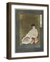 Hitomaro-Toyota Hokkei-Framed Giclee Print